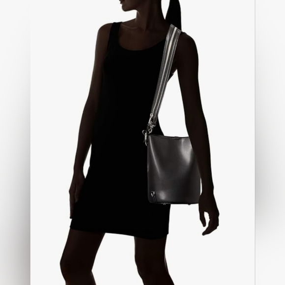 NWOT Calvin Klein Black Backpack Sleek Minimalist Design - Picture 4 of 9